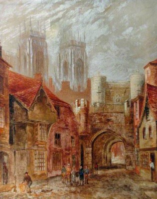 Bootham Bar, York, bef. c. 1840 (c) The Mansion House and Guildhall; Supplied by The Public Catalogue Foundation